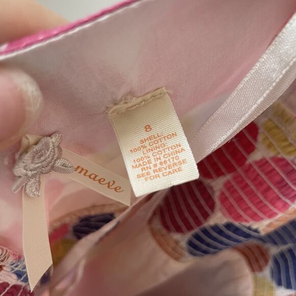 Anthropologie Maeve Halter Polka Dot Dress Womens Size 8 Lined‎ - Picture 8 of 10